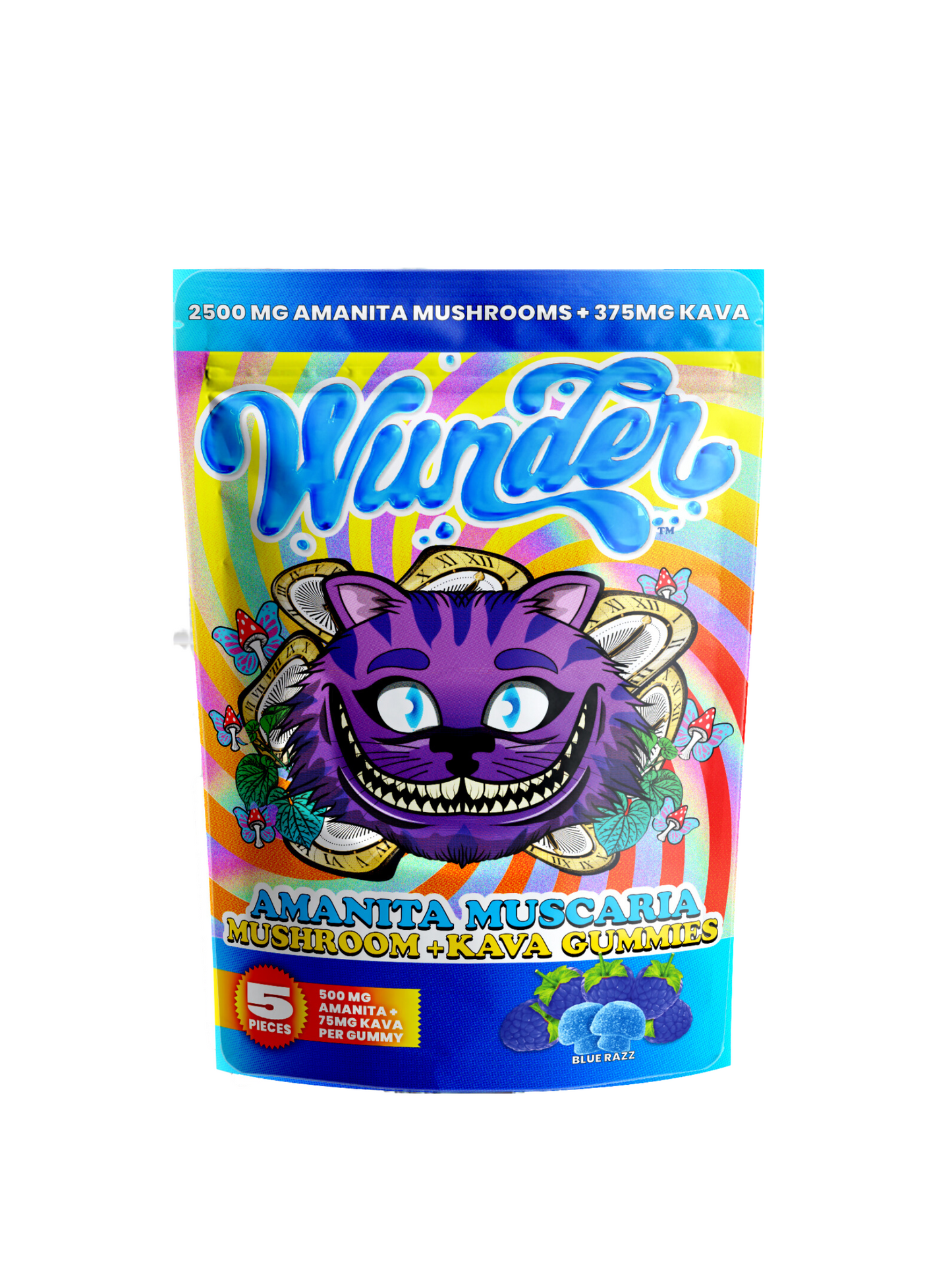 Wunder Amanita Muscaria + Kava 5ct Gummies