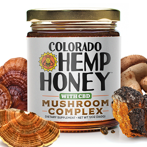 Colorado Hemp Honey Mushroom Complex 12oz Jar