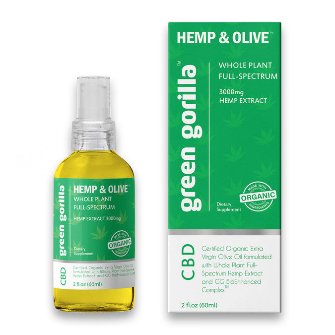 Green Gorilla Hemp & Olive Oil 3000mg
