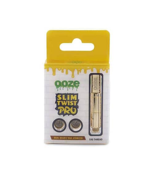 Ooze – Slim Twist Pro Atomizer 3-Pack + Mouthpiece